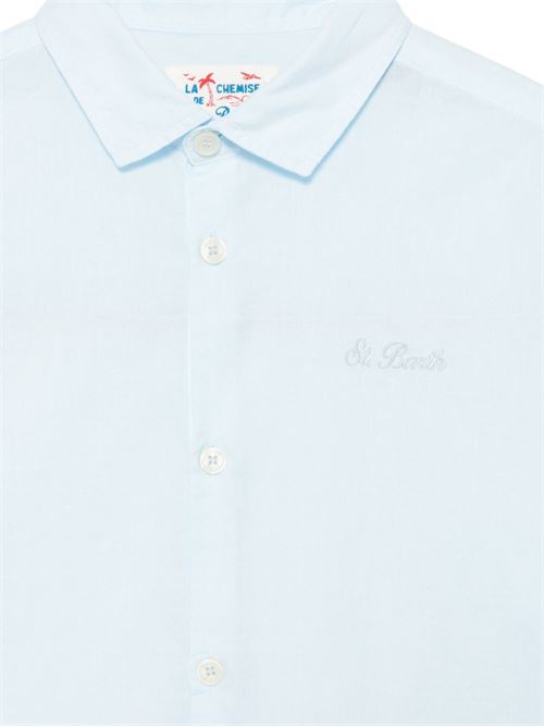 Camicia bambina MC2 Saint Barth celeste in lino MC2 SAINT BARTH Kids | CHEMISE ICE JR00165L